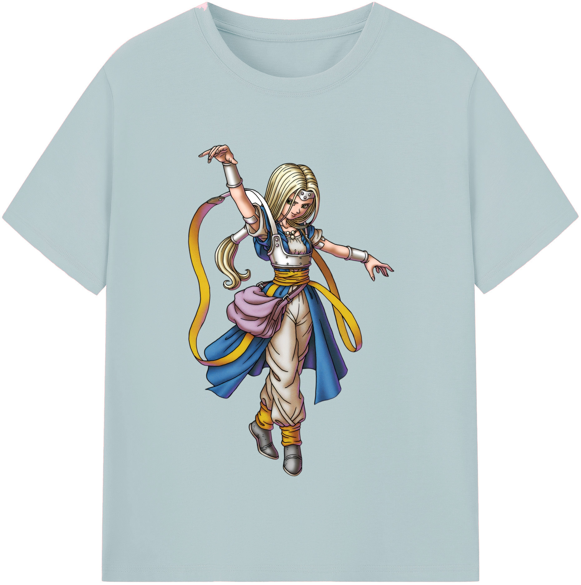 （画像用） ドラゴンクエスト Doragon Kuesuto Dragon Quest 綿100％半袖Tシャツ（フロントプリント）